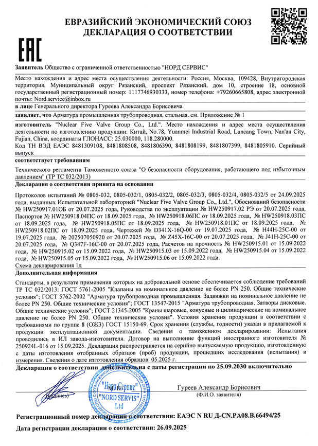 Клапаны 